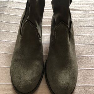 Carlos Tan Suede Booties